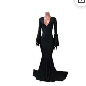 Morticia Addams dress
